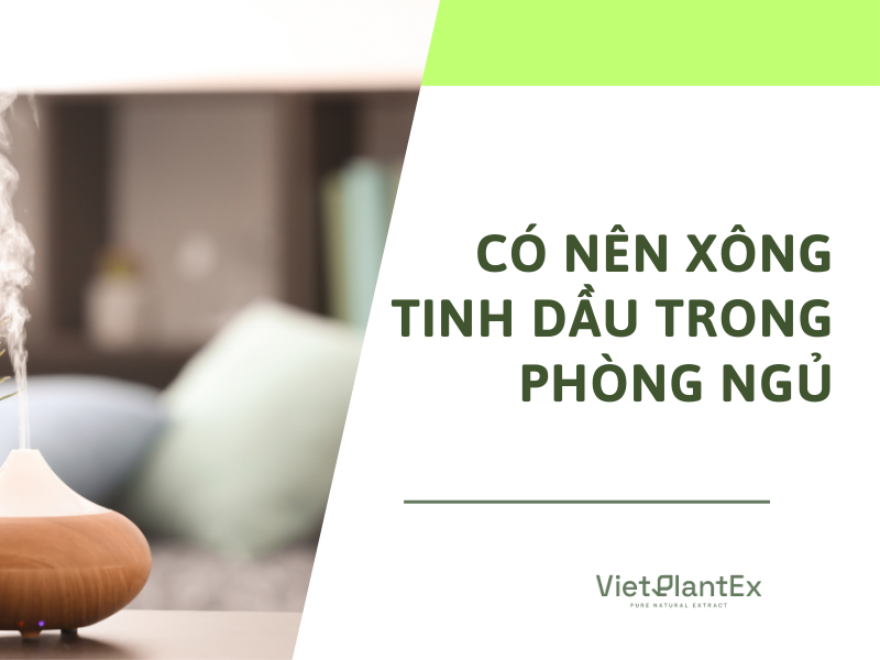 Có nên xông tinh dầu phòng ngủ